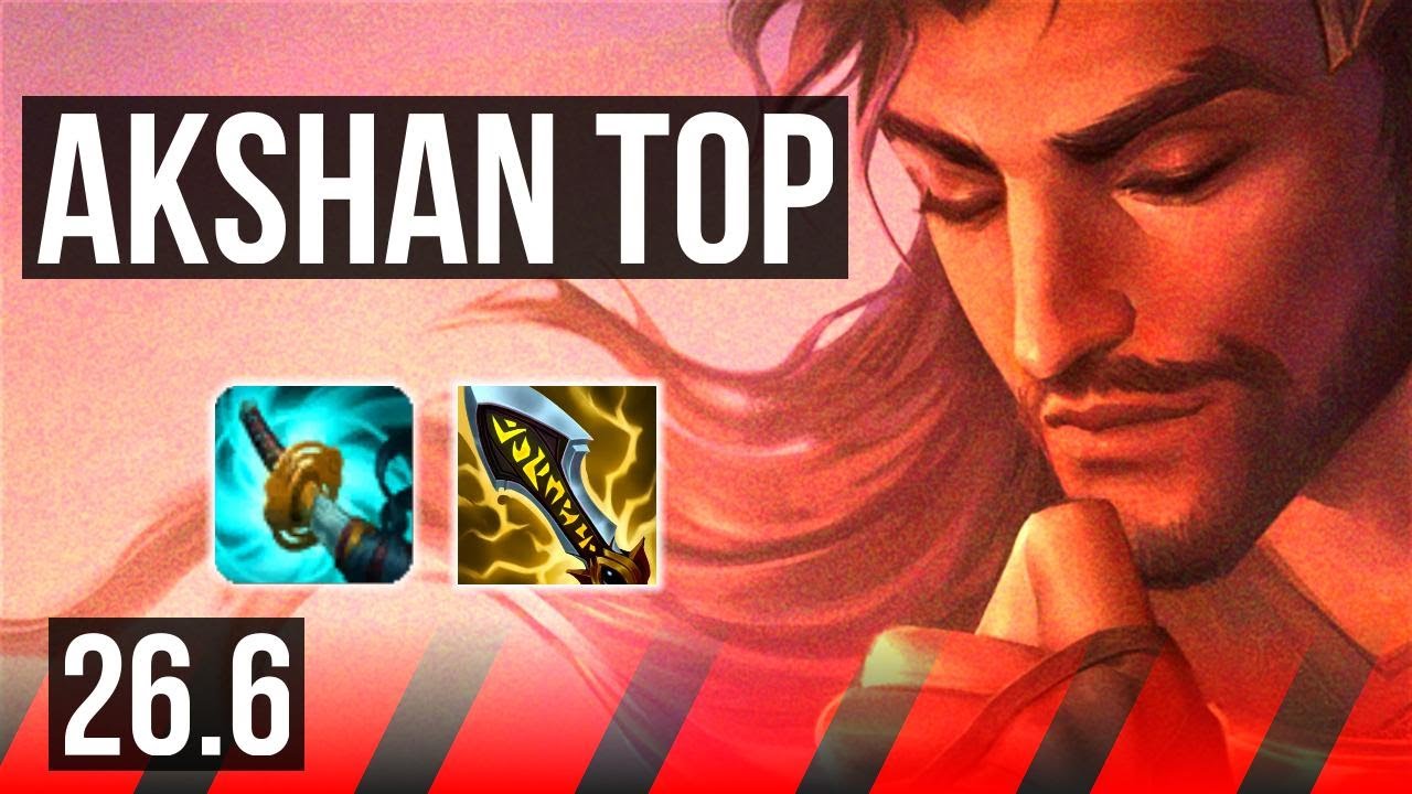AKSHAN vs ZAAHEN (TOP) | Good KDA: 6/1/11 | EUW Master | 26.6