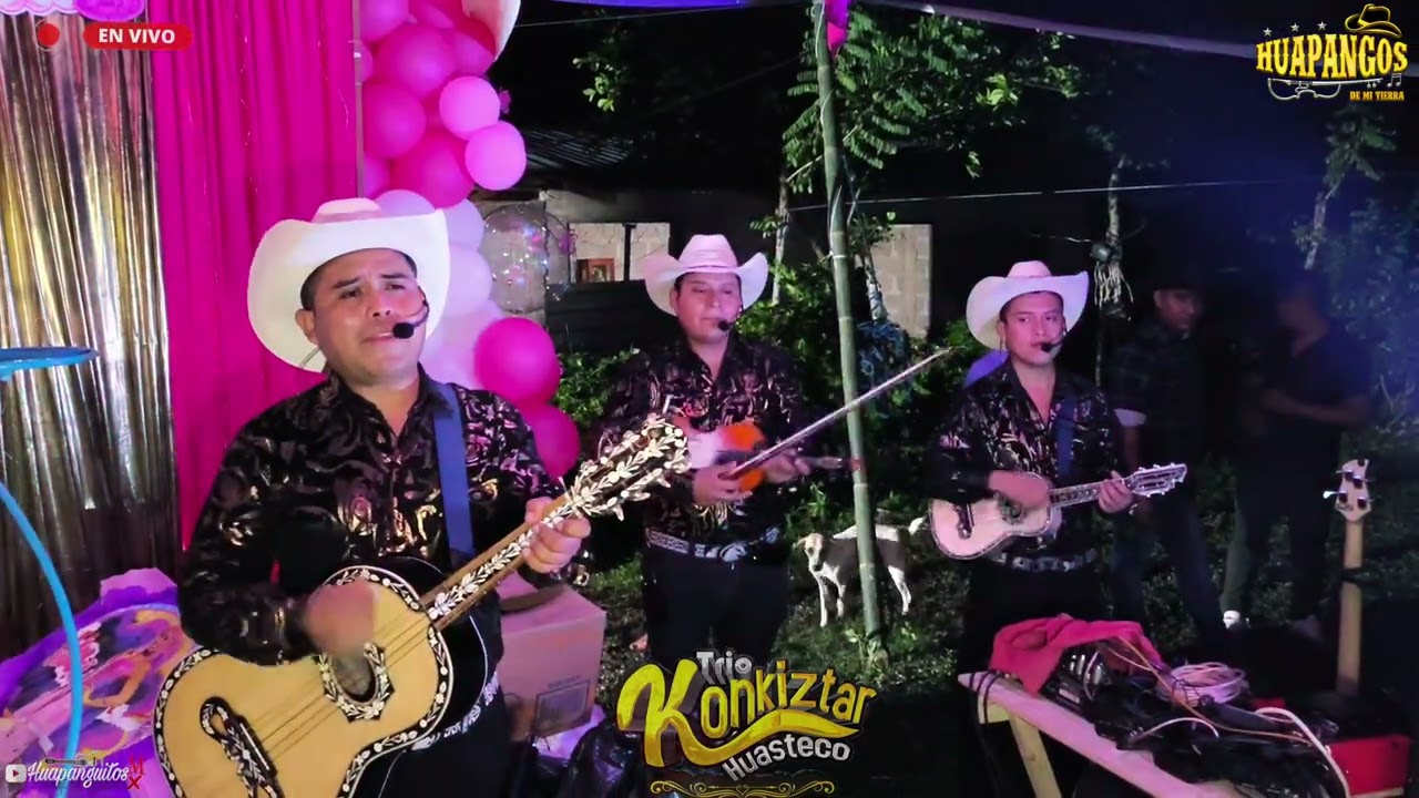 Trío Konkiztar Huasteco en tierras veracruzanas, desde Tunkuhuini, Coxquihui Veracruz.