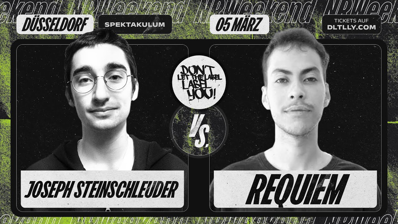 Joseph Steinschleuder vs Requiem⎪NRWeekend 6⎪Rap Battle⎪DLTLLY