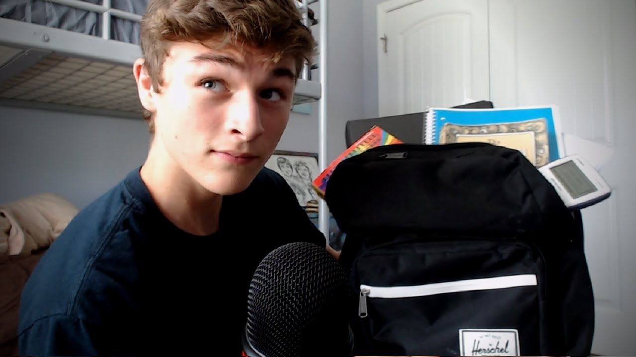 ASMR | Back To School Backback Haul / Junior Year!! (Sleep-Inducing)