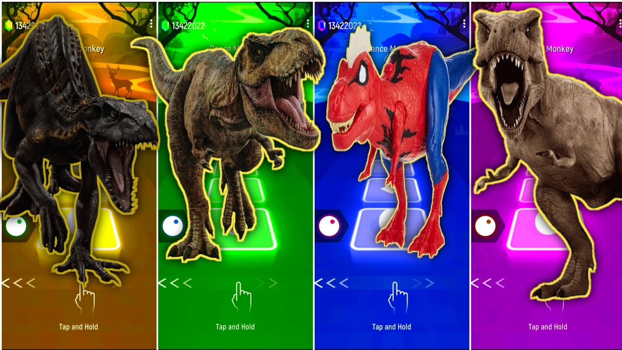 🦕 Indoraptor vs Jurassic World vs T-Rex Spider Man vs The Good Dinosaur | Coffin Dance