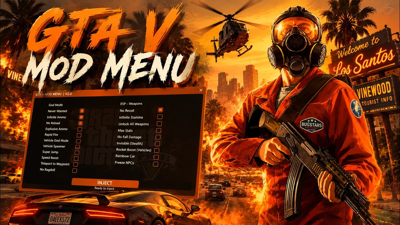 🔥 GTA 5 Mod Menu PC 2026 | Free Online Mods, Kiddions Cheat & Money Hack