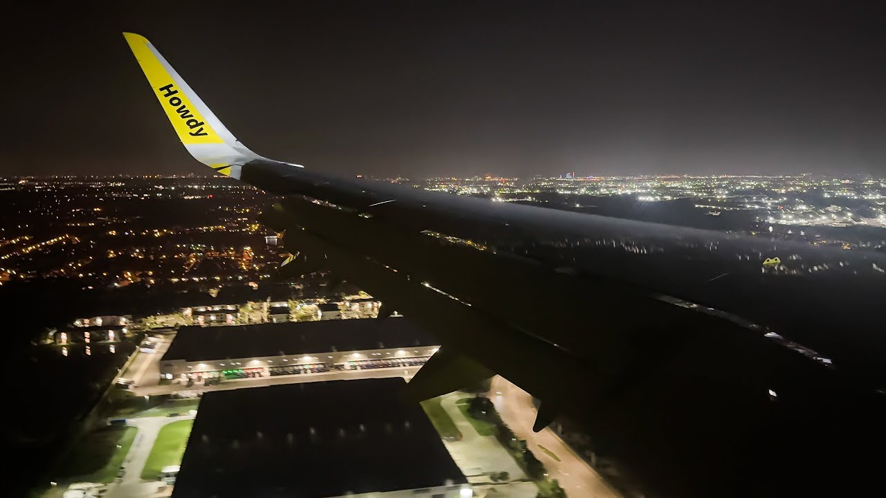 4K | Spirit Airlines A321 NEO Descent and Arrival at Orlando International Airport