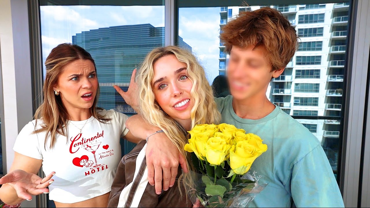 MY SISTER MEETS MY BOYFRIEND!! **she got mad**