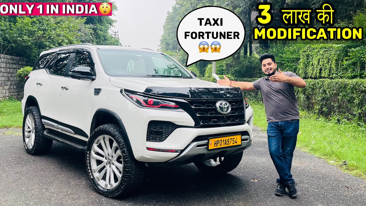 Vip Taxi Fortuner 😱🔥 Instagram की Famous Taxi Fortuner  22 inch Alloy Wheels Modified Fortuner