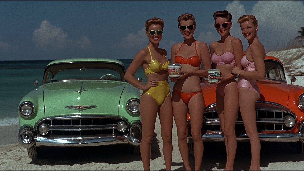 Retro-Futuristic Jazz Escape: Relaxing Tunes from a 1950s Dream