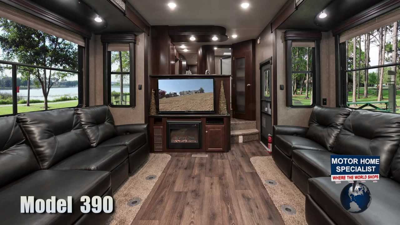 Road Warrior 390 Toy Hauler Luxury 5th wheel review at Motor Home Specialist