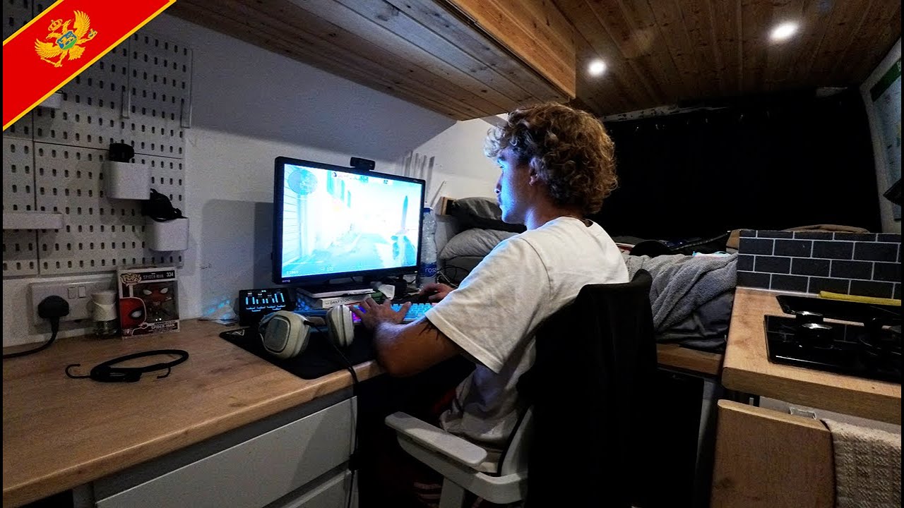 Luxury Vanlife in the Balkans | Cooking & Gaming