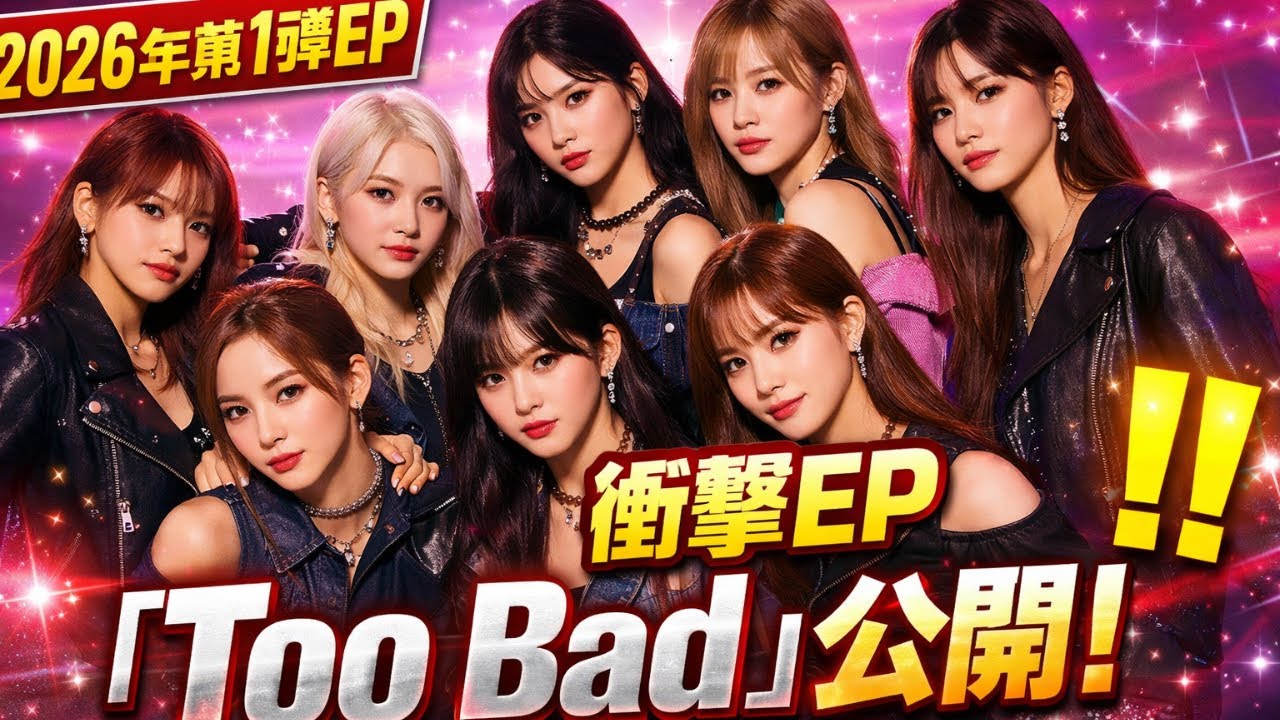 NiziU、2026年第1弾EP『Too Bad』解禁！特典＆最新ビジュアル公開【完全紹介】#NiziU #TooBadEP #jpopnews