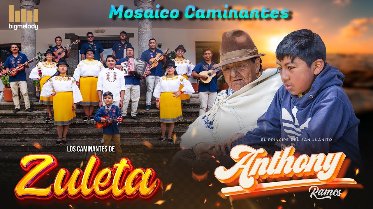 🔥MOSAICO CAMINANTES//  Anthony Ramos Ft Los Caminantes de Zuleta.Video oficial 4k🔆🎤