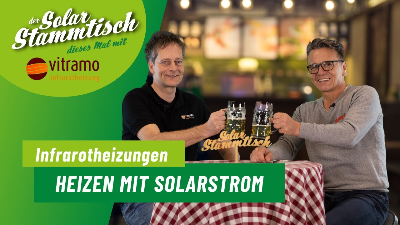 Infrarotheizungen - Heizen mit Solarstrom