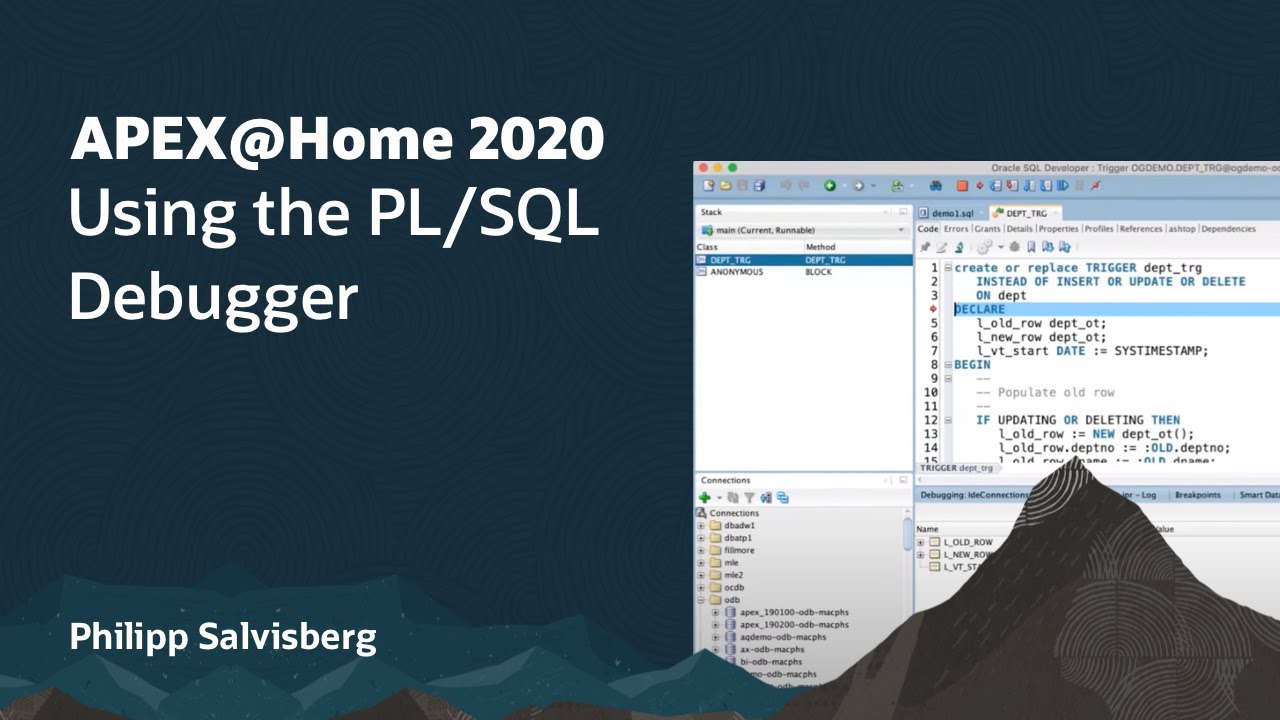 Using the PL/SQL Debugger - Philipp Salvisberg