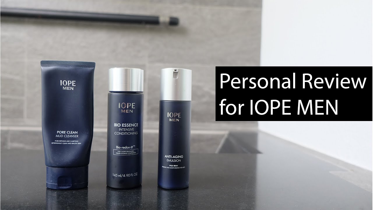Personal sharing on Korean Men's Skin Care IOPE Review