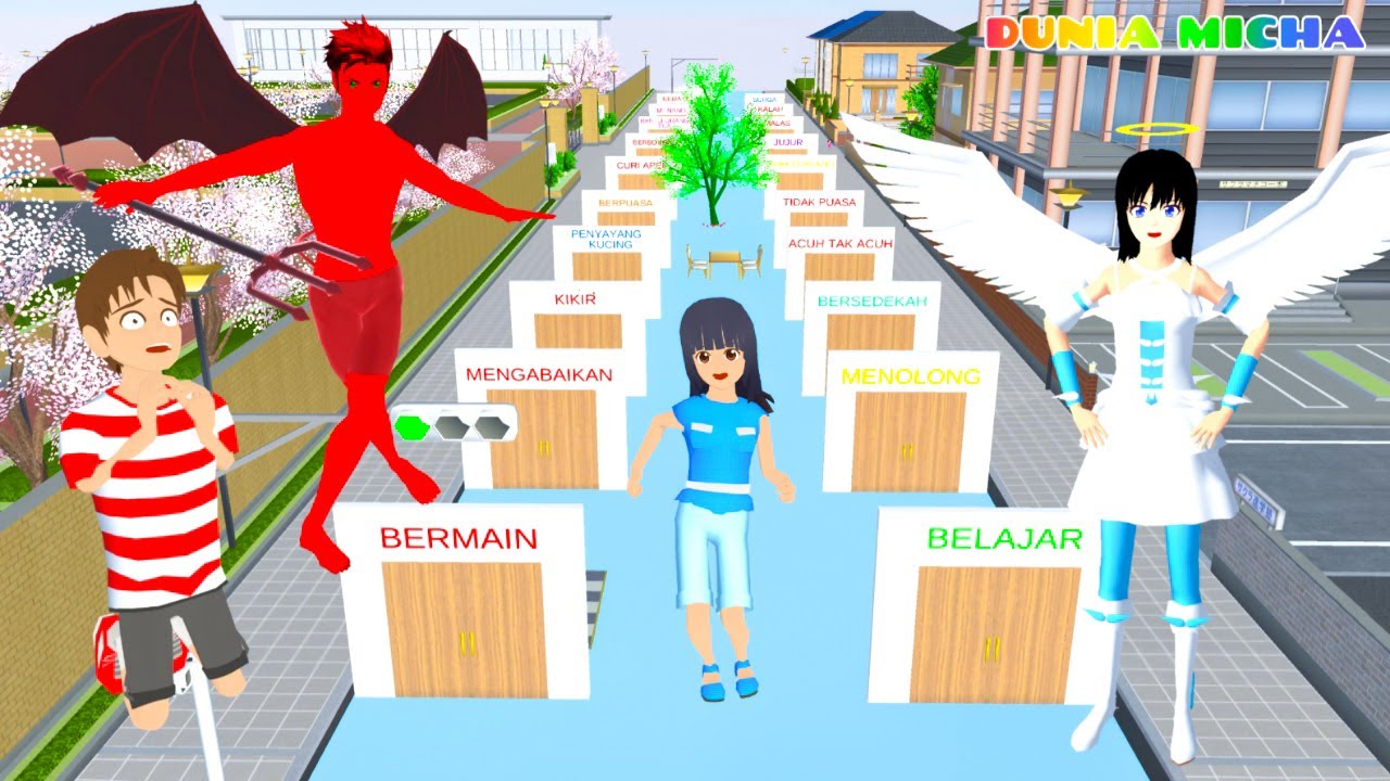 Yuta Tidak Puasa Pemalas Berbohong Iblis Mau Ajak Yuta Ke N3raka Mio Masuk Surg4 | Sakura Simulator
