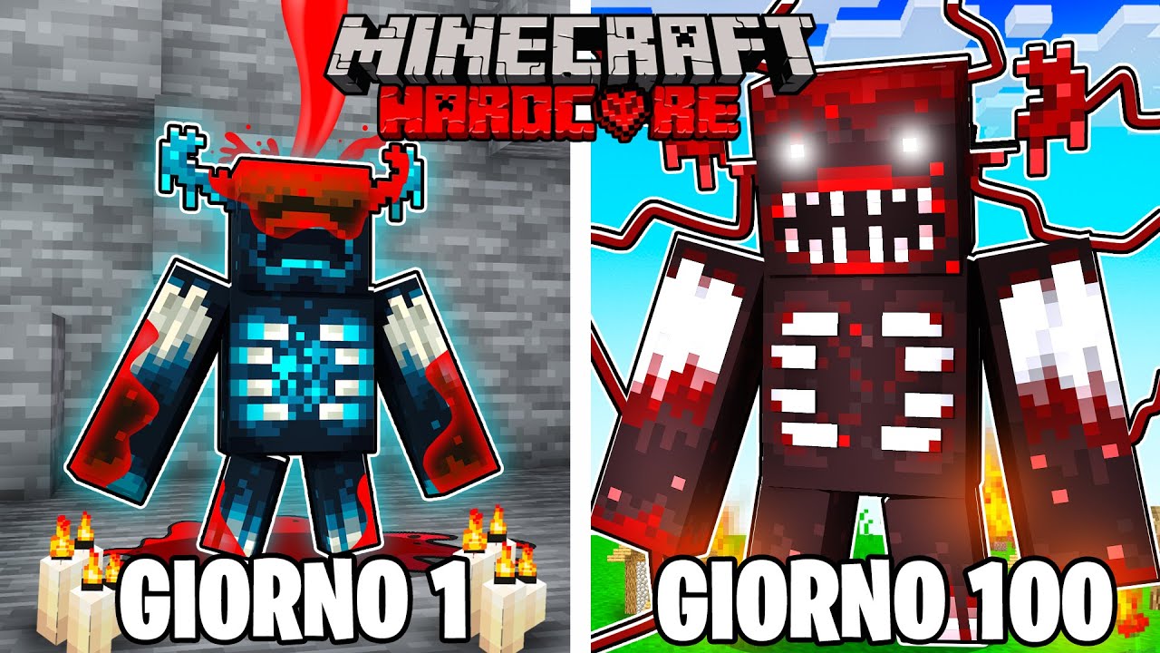 MINECRAFT MA CON I WARDEN PERSONALIZZATI! BLOOD WARDEN OP!!