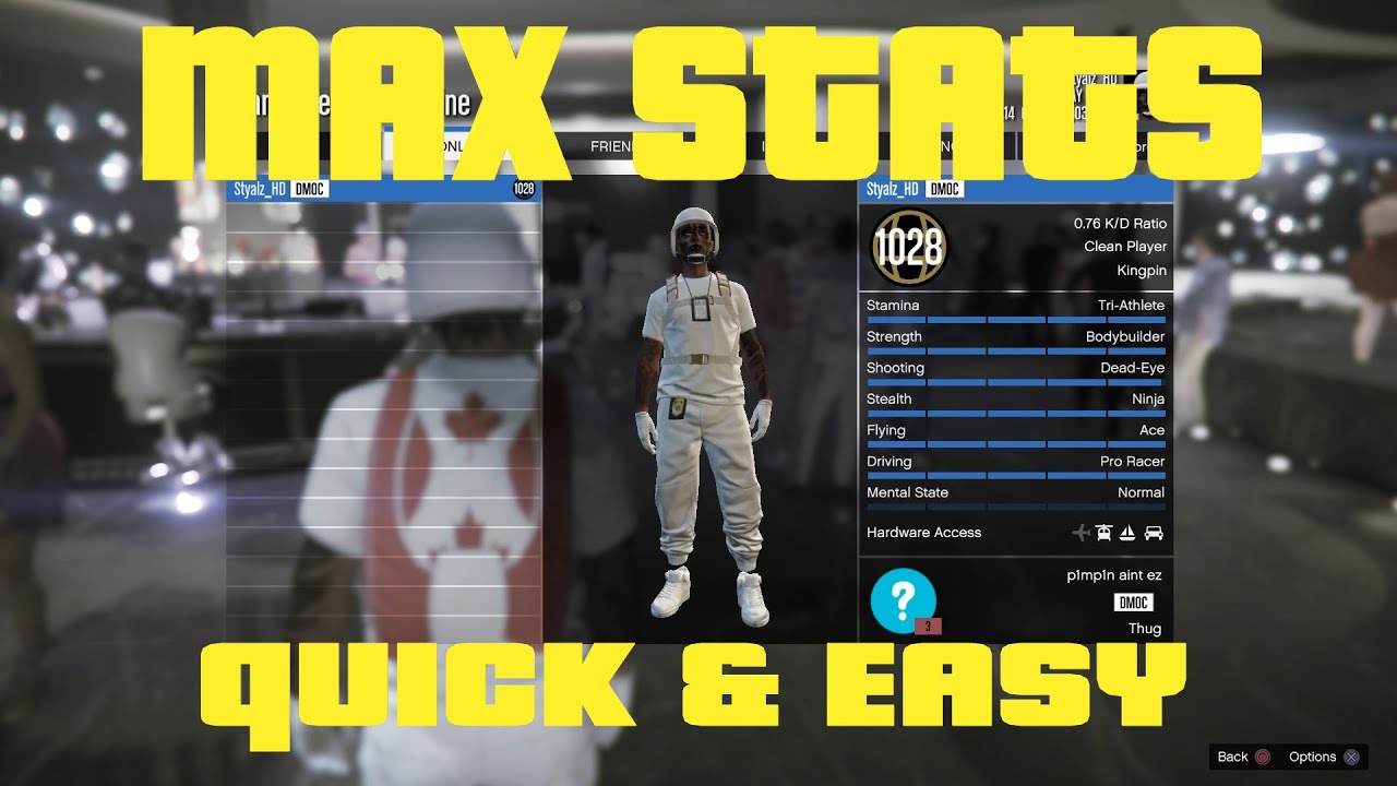 🔴MAX STATS🔴 ***Quick and Easy***