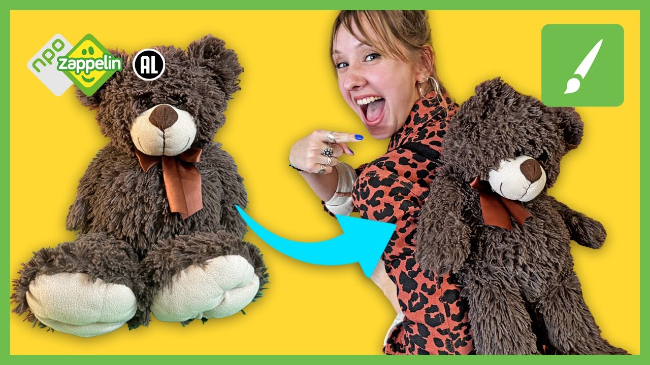 KNUTSELEN: MAAK EEN RUGZAK VAN JOUW KNUFFEL | Dierendag x Knutselfeest | NPO Zappelin
