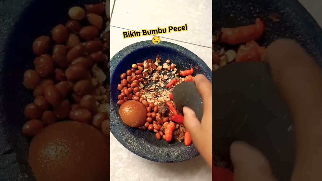 BUMBU PECEL PEDAS Gaess🤤