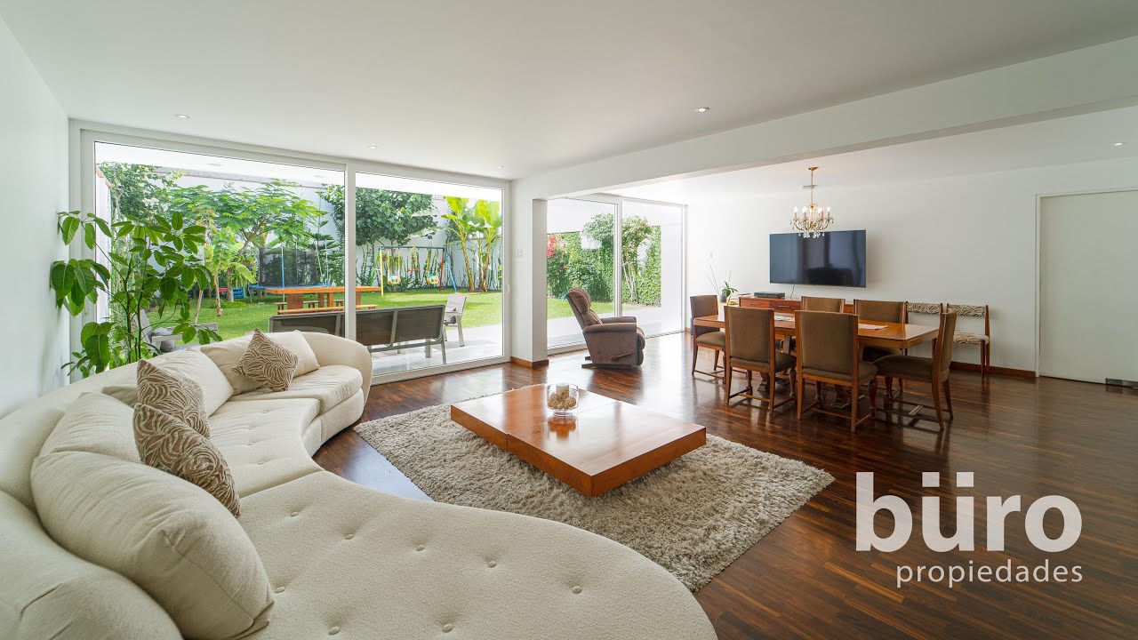 Moderna Casa en Venta con 5 Dorm y Gran Jard&iacute;n en  Zona el Olivar, San Isidro