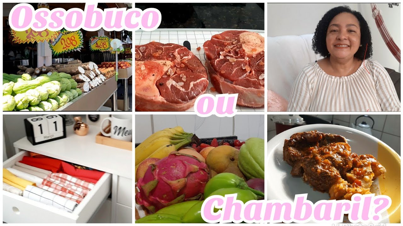 #rotinadiaria #almo&ccedil;inho #vlog-   Dica de Organizacao- Fiz Ossobuco-  Mercado-Sacol&atilde;o-Look Deborinha