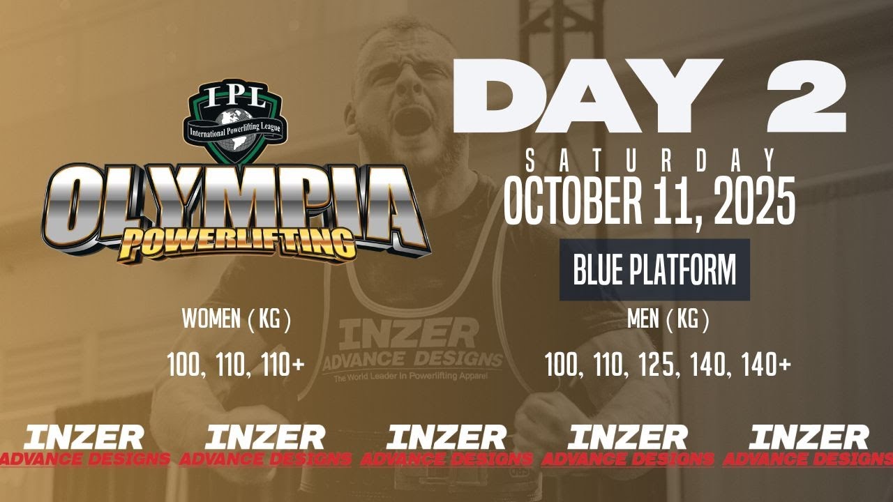 2025 IPL Olympia Pro Powerlifting - Day 2 Blue Platform