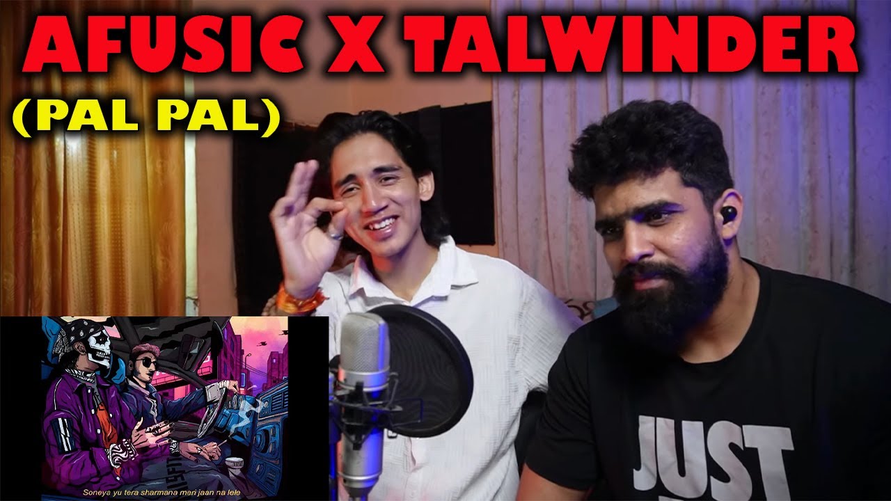 Afusic - Pal Pal with ‪@Talwiinder‬ (Official Visualiser) | REACTION | TEEN SAMBHAVNA