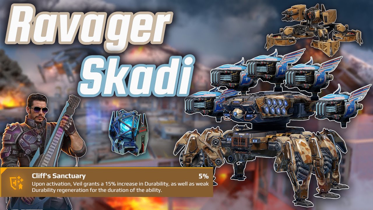 Ravager - Skadi w/ Moderator | After Rebalance | War Robots