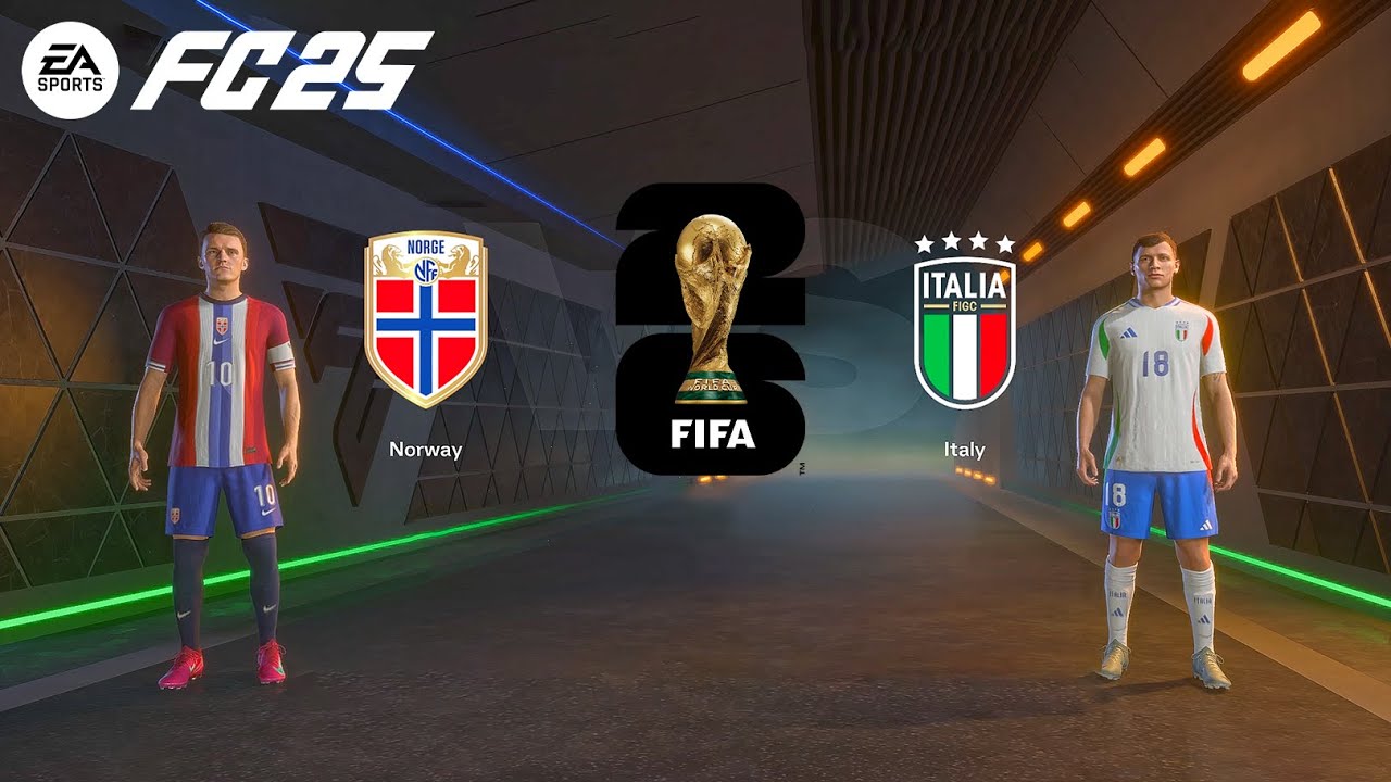 Norvegia vs Italia – Simulazione FC 25 | Qualificazioni Mondiali 2026 – Gruppo I
