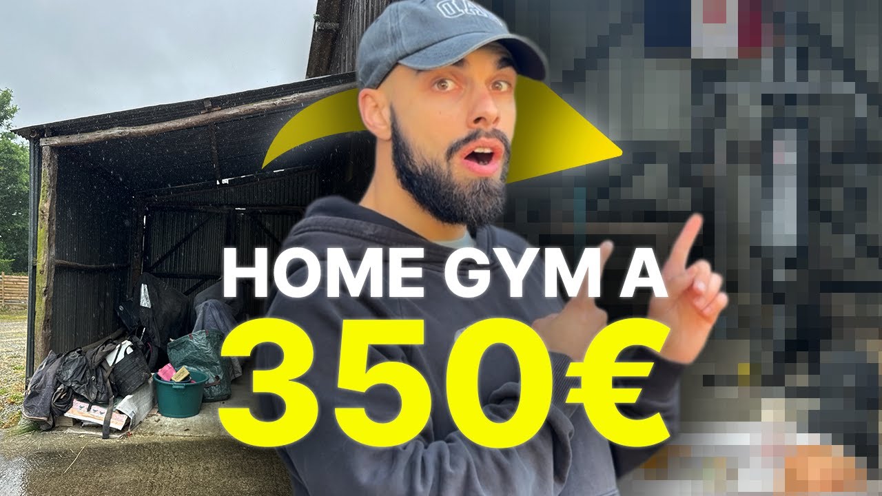 J'ai construit une salle de sport à la maison avec moins de 400€ !