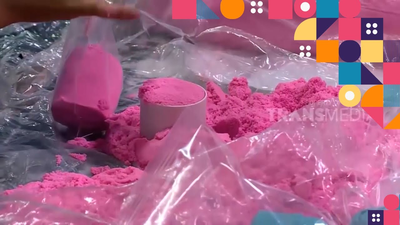 Kepoin Pabrik Pembuatan Magic Sand Favorit Anak-Anak | SI UNYIL
