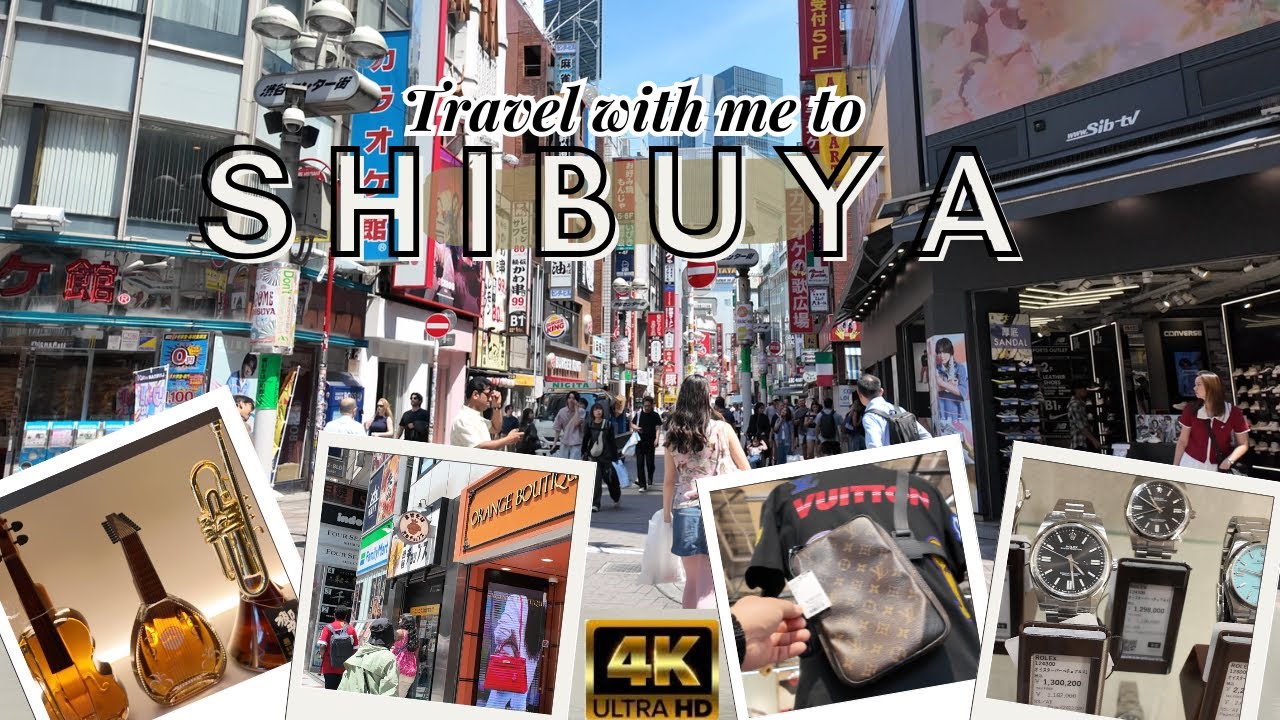 EXPLORING SHIBUYA, TOKYO  🇯🇵 | LUXURY BAGS, ROLEX & JAPANESE WHISKY!