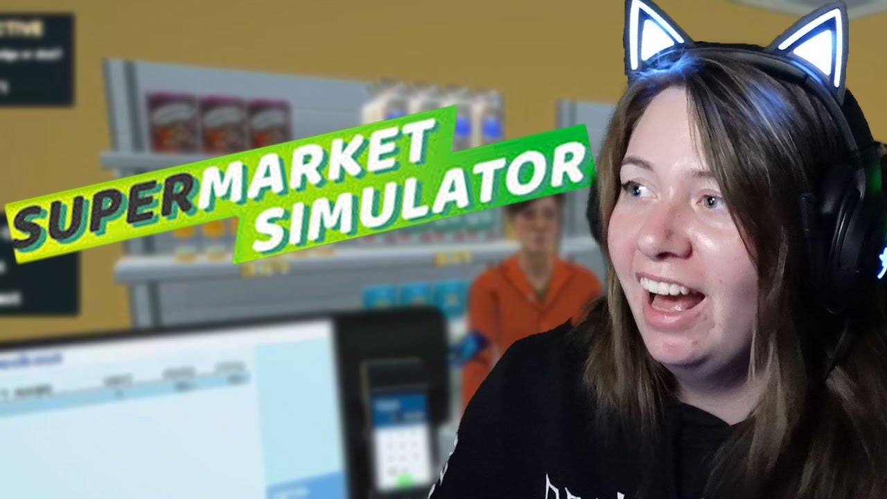 This game STRESSED me out! Supermarket Simulator #1