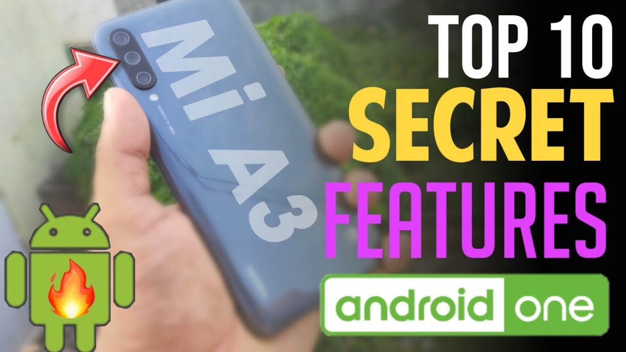 Mi A3 Top 10 Secret Features ( Android One ) in Hindi