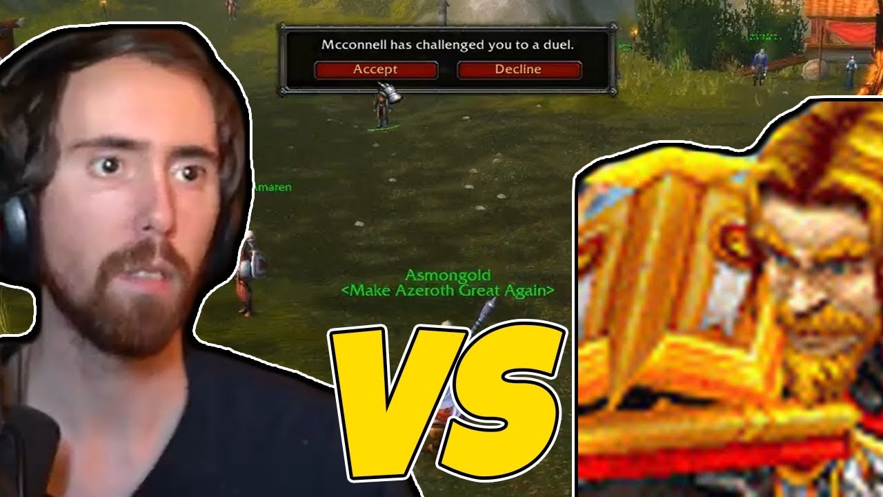 Asmongold vs McConnell: Dueling In Classic WoW
