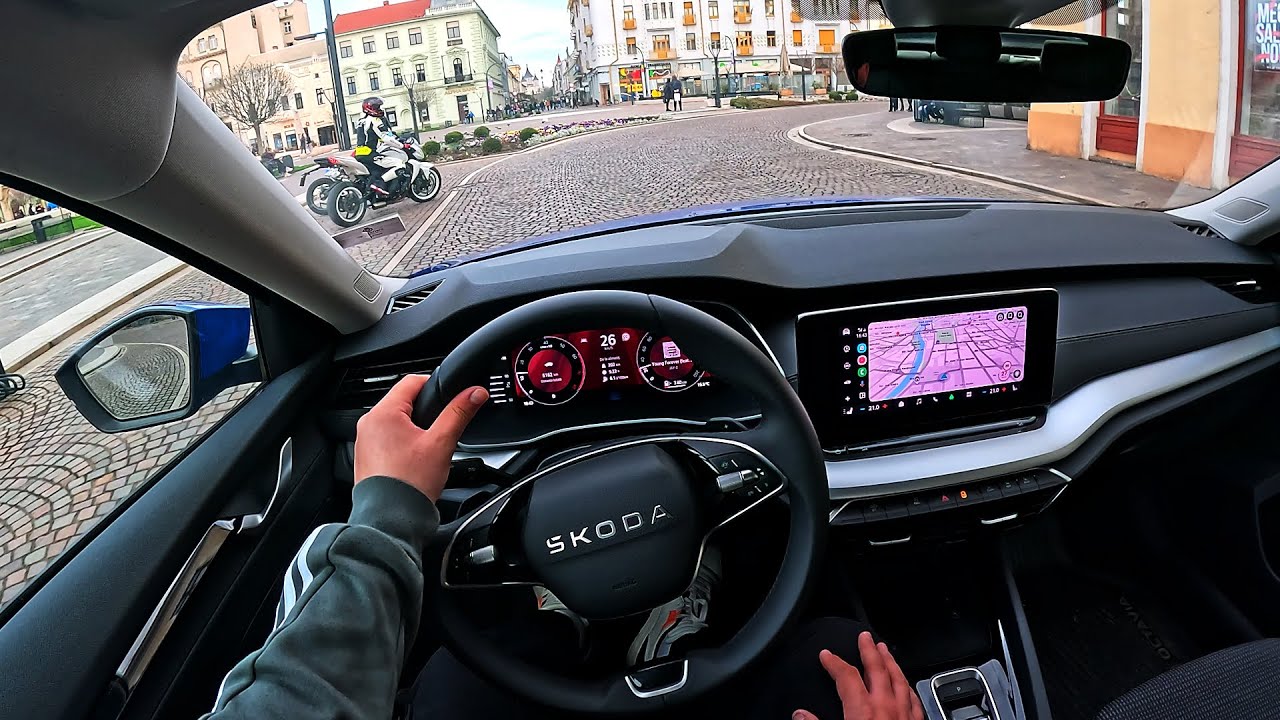 Driving POV - Skoda Octavia IV (facelift 2024) 1.5 TSI (116 HP) Mild Hybrid DSG