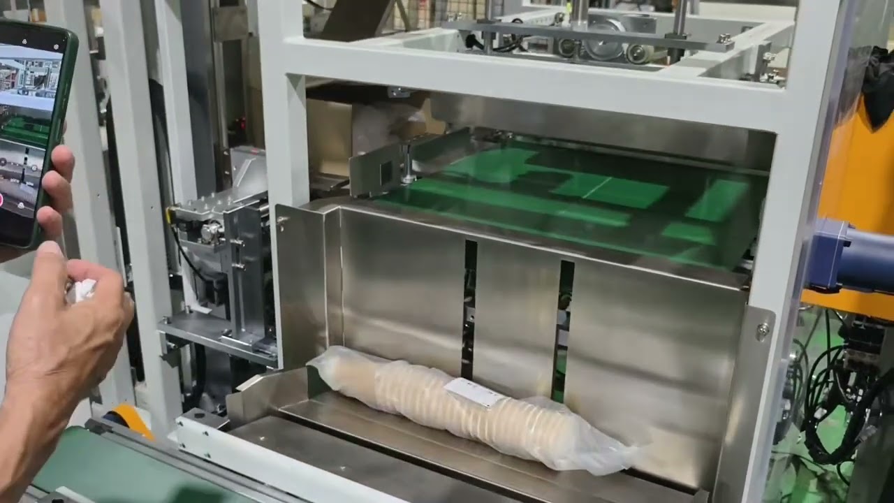 NEWTOP-168S HIGH SPEED INTELLIGENT PAPER CUP MACHINE WITH PACKING LINE