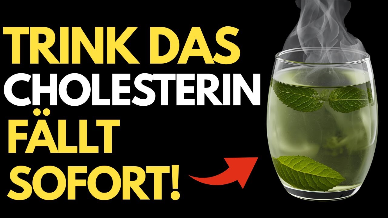 TRINK DAS! DIESES 3 GETRÄNKE REINIGEN DEINE ARTERIEN & SENKEN CHOLESTERIN SOFORT!