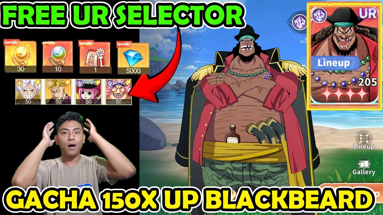 WOW CODE REDEEM FREE UR PILIHAN DAN GACHA BLACKBEARD PENUH BENCANA - GRANDLINE VANGUARD