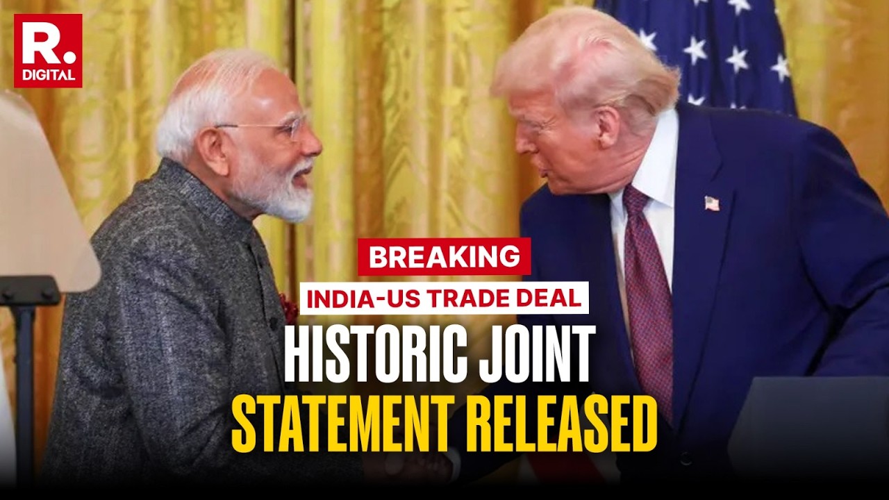 India-US Release Interim Joint Statement On The Historical Bilateral Trade Agreement | Trump | Modi