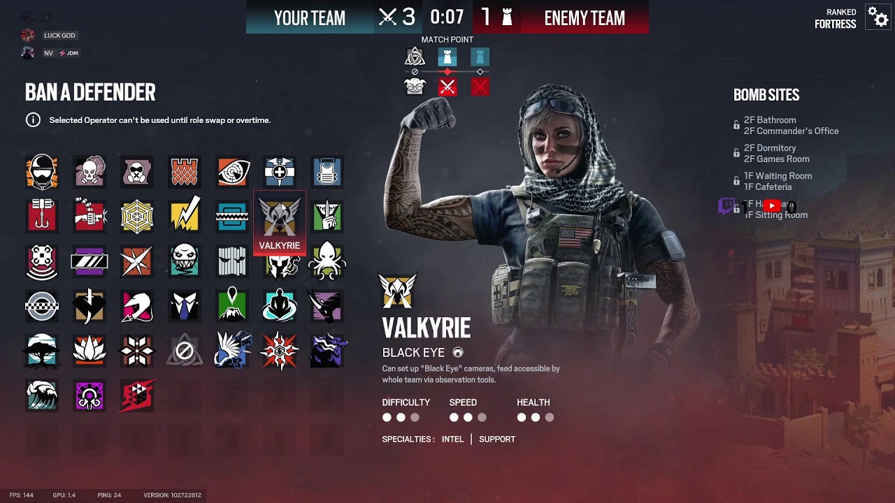 Rainbow 6 Siege (Rank)