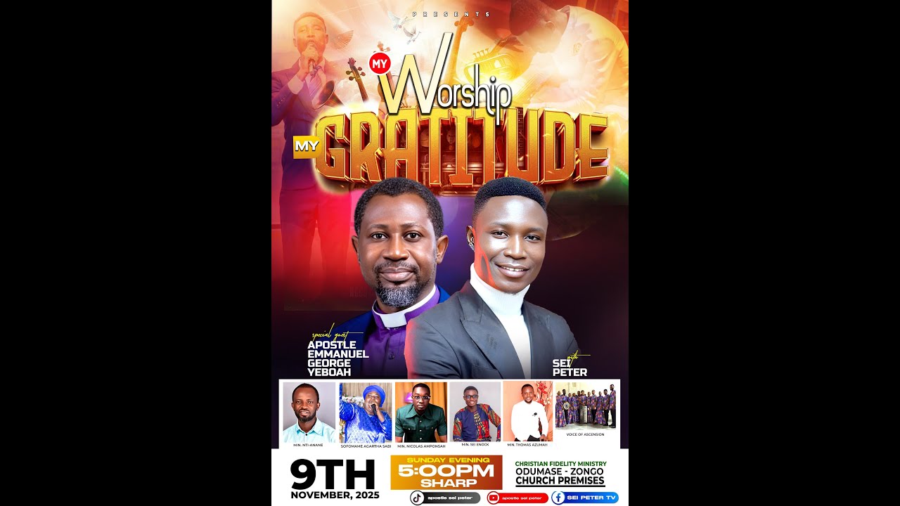 MY WORSHIP MY GRATITUDE