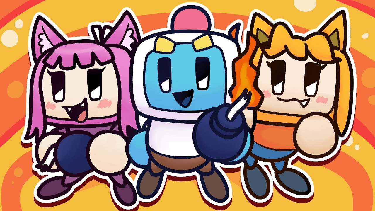 Das Bomberman Trio! mit @maudado und @miaowart