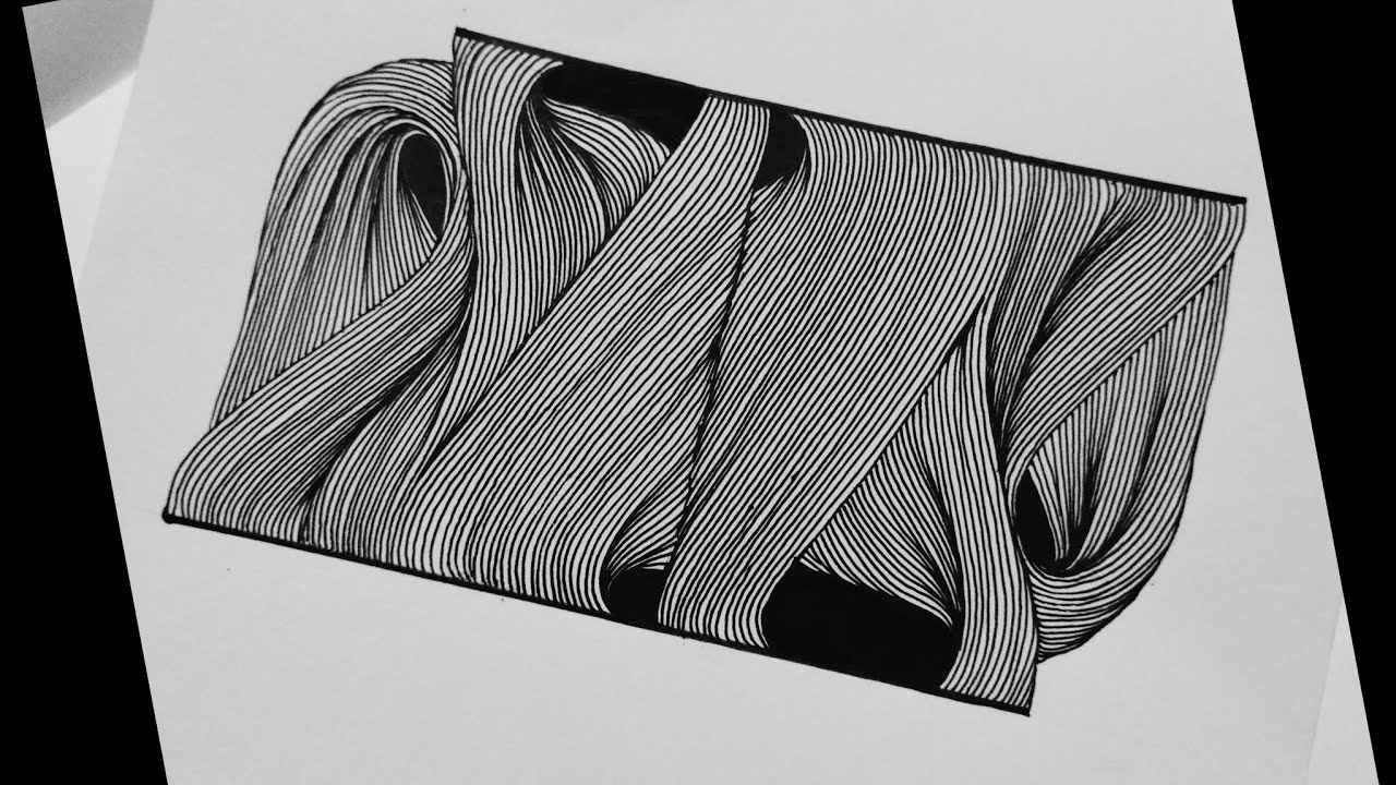 free flowing lines drawing process