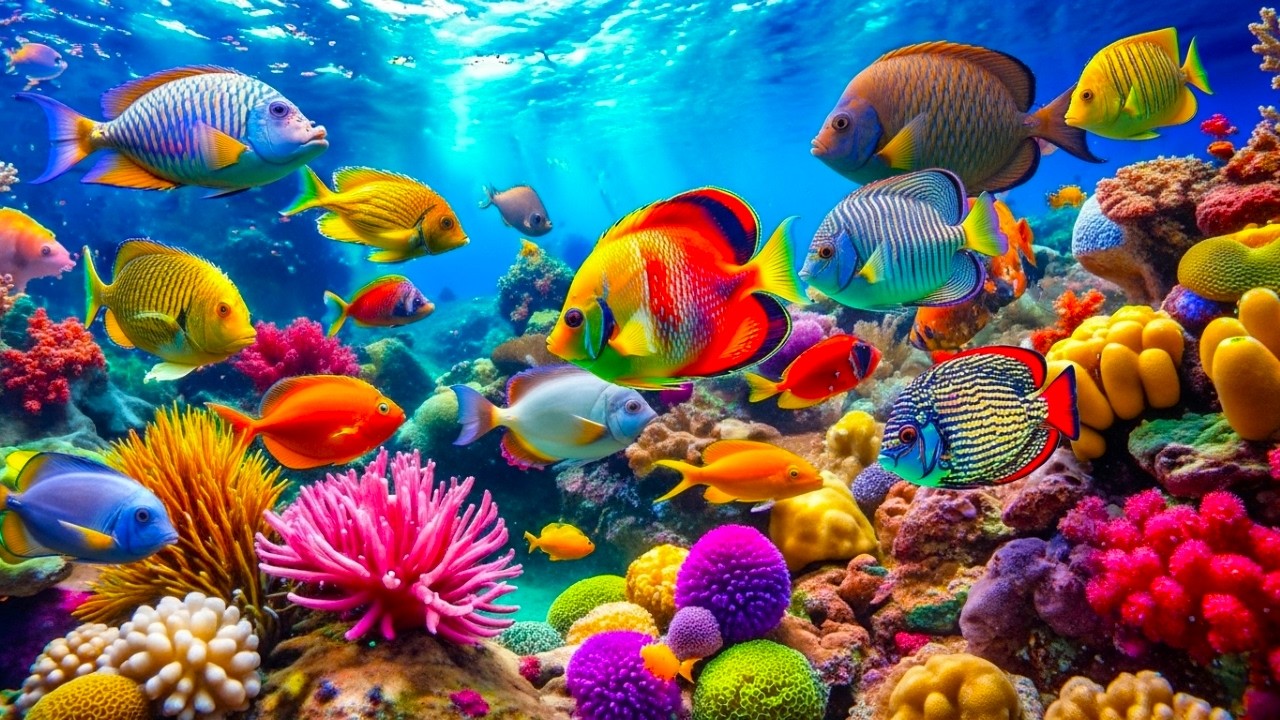 Dive Into the Mesmerizing Underwater Realm and Marvel at Sea Animal in The Best 4K ULTRA HD Aquarium