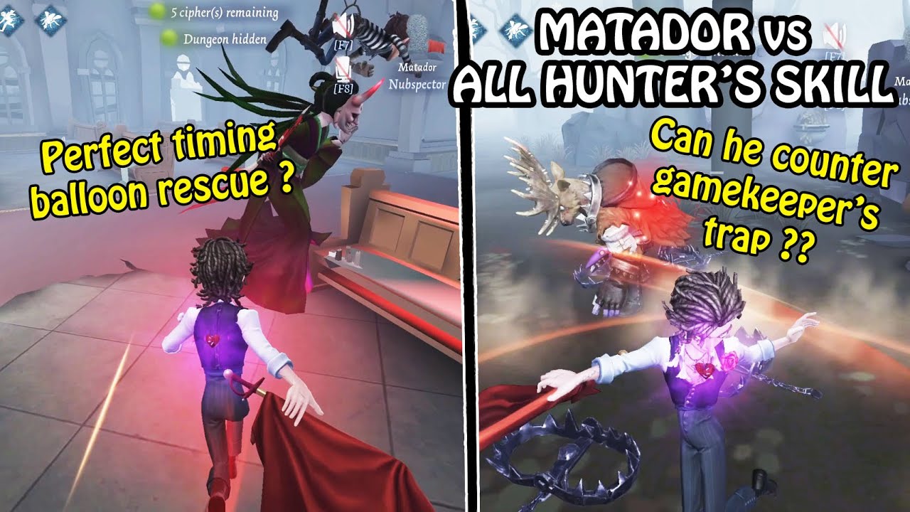 Matador vs All Hunter's ability - #ManorMystery #IdentityV
