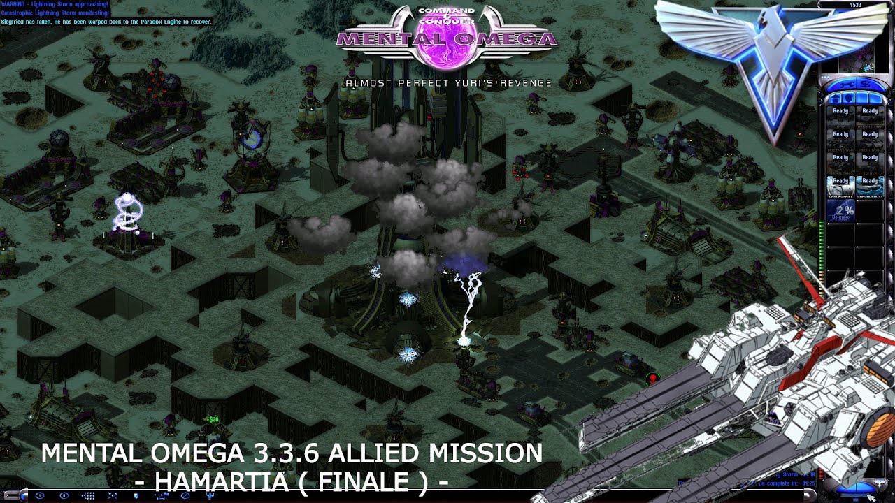 Mental Omega 3.3.6 - Allied Mission 24 - Hamartia ( Finale ) - ( Mental )