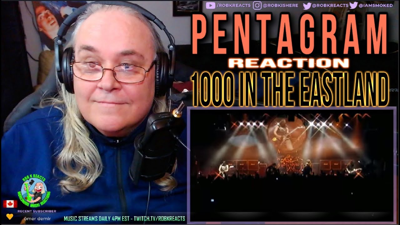 Pentagram Reaction - 1000 in the Eastland - First Time Hearing - Requested