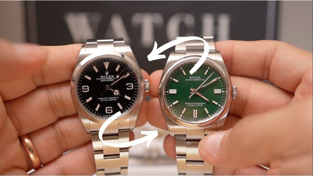 СРАВНЕНИЕ ROLEX: EXPLORER 36 ПРОТИВ OYSTER PERPETUAL 36!!!