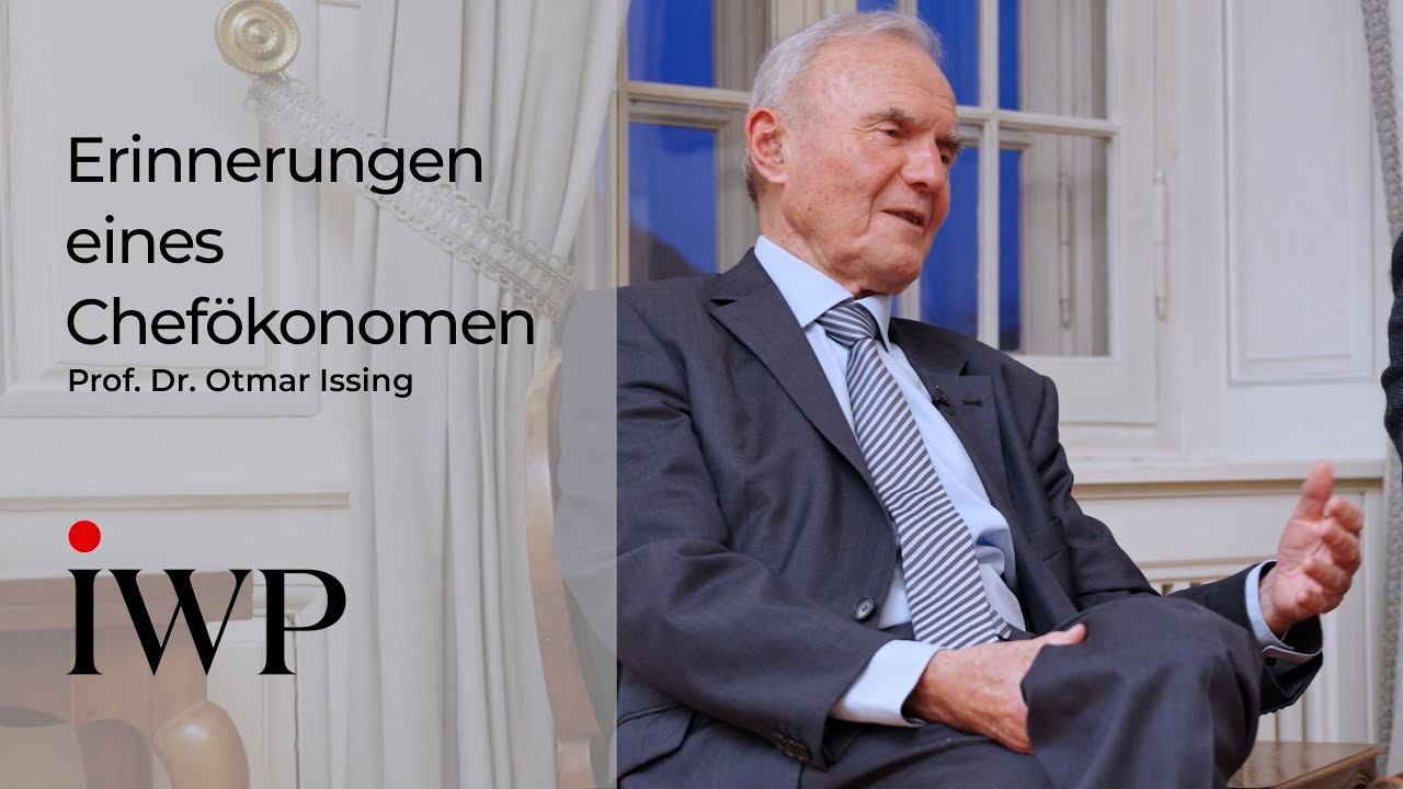 Lektionen aus dem Leben des EZB-Chefökonomen – Prof. Dr. Otmar Issing.