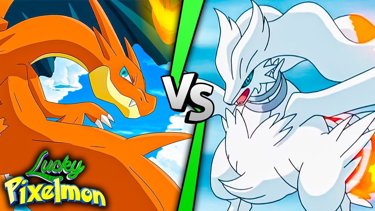Minecraft LUCKY PIXELMON - MEGA CHARIZARD Y vs RESHIRAM ! SÓ PODEMOS USAR POKÉMON DE FOGO !!